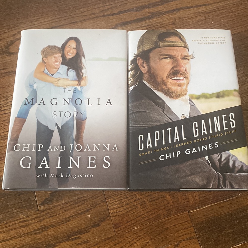 Chip & Joanna Gaines Book Bundle - Capital Gaines & The Magnolia Story books